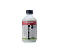 Amsterdam Mediums - Glazing Medium Gloss Bottle 250 ml - Peinture plus lisse, couches transparentes, film auto-nivelant, élastique et flexible, parfait pour la peinture acrylique