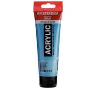 Amsterdam - Peinture - acrylique à base d'eau - bleu roi - opaque - satin - 120 ml Bleu G