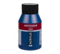 Amsterdam Standard Series Acrylic Jar 1000 ml - Bleu verdâtre 557 - Peinture à l'eau résistante à la lumière - Finition satinée à viscosité moyenne