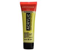 Amsterdam Standard Series Acrylic Paint Tube - Jaune verdâtre 243-20 ml - Pigments de première qualité résistants à la lumière - Semi-Opaque - Finition satinée durable