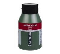 Amsterdam Standard Series Acrylic Paint - Vert olive foncé 622 - Pot de 1000 ml - Résistant à la lumière et durable - Finition satinée