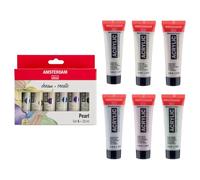 Royal Talens Amsterdam Peinture acrylique AMSTERDAM Pearl nacrés 6 x 20 ml