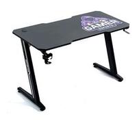 Amstrad AMS-DESK120Z-GAMER Bureau informatique gaming - Largeur 1m20 - Finition carbone - Design Gamer Noir G