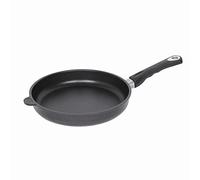 AMT Gastroguss 2059563 Poêle à Frire Plat Rond Fonte d'Aluminium Noir/Gris 28 x 23 x 5 cm