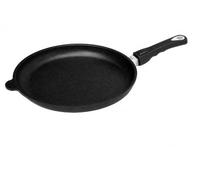 AMT Gastroguss AMZN-432-Z20B Poêle à frire 32 cm Ø 4 cm de haut Manche amovible Non compatible induction Finition antiadhésive Lotan® Poêle en fonte (fonte d'air), AMZN-432-Z20B