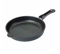 AMT Gastroguss AMZN-I-528-Z20B Poêle à Frire, 28 cm de diamètre, 5 cm de Haut, Manche Amovible, Compatible Induction, revêtement Anti-adhésif Lotan®, poêle en Fonte d'aluminium (Fonte d'aluminium)