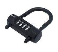 Amtech T1885 Cadenas à combinaison réglable à 4 chiffres 30 à 65 mm Noir