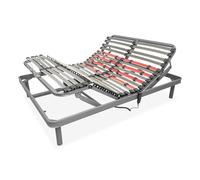 amuéblate Online - Lit électrique articulé Flexipro avec 5 Plans et Structure renforcée, Ergonomique, fiable et Silencieux, Moteur Allemand, 135 x 190 cm