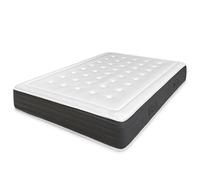 amuéblate online Matelas à mémoire de Forme 90 x 190 cm, Flow Comfort+ Multicouche, Hauteur 24 cm, fermeté Moyenne/Haute, Traitement Anti-acariens, antibactérien et hypoallergénique. Fabriqué en