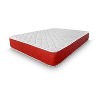 amuéblate online Matelas viscoélastique Visco Red réversible, fermeté Moyenne-élevée, Respirant, acariens, Anti-bactéries et hypoallergénique, Mousse à mémoire de Forme, Blanc, 150 x 200 cm