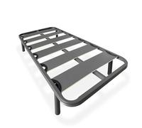 amuéblate Online - Sommier renforcé à Lattes Larges, Anti-Bruit, Structure 40 x 30 mm avec Jeu de Pieds filetés, Solide et résistant 90 x 200 cm