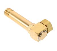 AMUSLESUR Adaptateur Pivotant en Cuivre Doré Tuyau D'arrosage | Pièce de Dévidoir, Raccord Coudé, Connexion Étanche et Résistante à Rouille