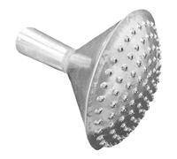 AMUSLESUR Adaptateur pour Bidon D'eau en Métal Argenté Bec D'arroseur pour Arroseurs à Eau, Design Créatif Arrosage Doux Jardin