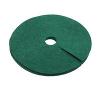 AMUSLESUR Anneau de Paillis d'arbre 10 Pièces en Tissu Non Tissé | Diamètre Extérieur 4cm, pour Arbres et Plantes, Couvre Pelouses et Vergers, Contrôle des Herbes