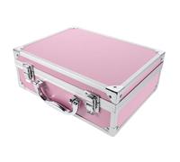 AMUSLESUR Boîte à Maquillage en Alliage D'aluminium Grosse Capacité, Portable et Robuste, Valise Multifonction pour Outils et Fournitures Médicales Usage Quotidien