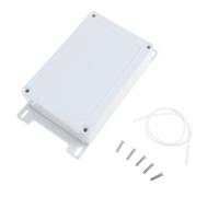 AMUSLESUR Boîte de Jonction Étanche Ip66 Coffret de Câbles Sécurisé 190x100x44 Mm Blanche avec Oreilles de Fixation, Boîtier de Connexion Électrique Extérieur pour Usage Extérieur