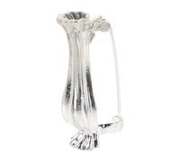 AMUSLESUR Broche Vase Argenté en Alliage, Bijou Artistique pour Femmes | Remplacement Floral Diy, pour Mariages et Événements Spéciaux, Format Compact, Finition Argentée Élégante