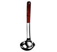 AMUSLESUR Cuillère à soupe en acier inoxydable avec filtre, couleur argent, ustensile de cuisine pour séparer graisse dans bouillons et fondue chinoise