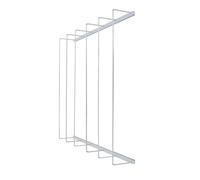 AMUSLESUR Distributeur de Boissons Robuste 40X42 CM Compartiments Spacieux, Support Réglable pour Canettes Réfrigérateur, Accessoire pour Organisation Cuisine