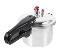AMUSLESUR Grand Pot de Cuisson sous Pression Domestique en Alliage D'aluminium Poignée Ergonomique, Compatible Cuisinière à Gaz et Induction, Facile à Nettoyer
