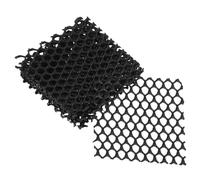 AMUSLESUR Grillage de Drainage pour Pot à Bonsaï 50pcs Tapis Carré en PP Respirant pour Plantes Succulentes Adapté à Table et Deck