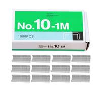 AMUSLESUR Lot de Boîtes de Mini Agrafes Inox pour Agrafeuse Standard Robuste Recharge pour Bureau École et Maison