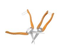 AMUSLESUR Outil de jardinage sécateurs de jardin 2 pièces acier inoxydable cisailles pour récolte de fruits et élagage facile d'utilisation pour jardiniers amateurs