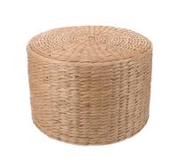 AMUSLESUR Petit Tabouret à Chaussures Tressé en Rotin Naturel, Siège Léger pour Garçon et Filles, Adapté pour Chambre d'Garçon et Filles et Jardin