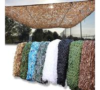 AMXFS Filet de Camouflage Net Voile Solaire 2x10m - Écran de Protection du Désert Personnalisable pour Décoration de Partie