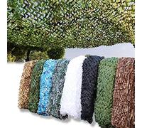 AMXFS Filet de Camouflage Net Voile Solaire 2x5m - Écran de Protection Jungle Personnalisable pour Décoration de Fête