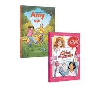 Amy pour la vie t03 + Amies de papier t01 offert - pack promo 2025 - Christophe Cazenove - Bamboo Eds - Coffret - Bande dessinée jeunesse