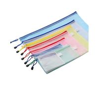 AMZBNEIDI Sacs de Rangement de Documents en PVC | Transparent A4/A5/A6 for le stockage de documents de bureau et les réunions(Random A4)