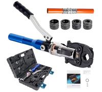 AMZCNC Pince à pressage professionnelle TH Contour 16-20-26-32 - Kit d'outils de pressage pour tube composite avec raccords du contour TH16, TH20, TH26, TH32 avec