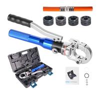 AMZCNC - Pince à sertir professionnelle - Profil U 16, 20, 25, 32 - Pour tube composite avec raccords du profil U - Inserts de mâchoires U16, U20, U25, U32 avec