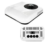ANAAMAYL Climatiseur 24 V pour caravane, camping-car, caravane, camping-car, compresseur de climatisation mobile pour camionnettes, camions, voitures