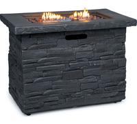 Anafi Foyer à gaz 40.000BTU/13kW Couverture Brûleur en acier inoxydable