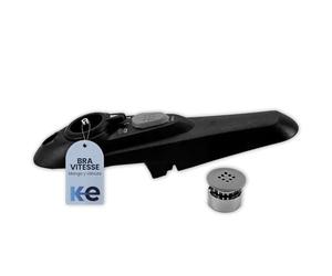 Anakel Home Pack de Remplacement Poignée Supérieure et Soupape Contrepoids Compatible avec Autocuiseur Bra Vitesse | Noir