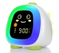 ANALOI Réveil pour enfants, réveil pour enfants, veilleuse mignonne pour chambre à coucher, entraînement au sommeil, cadeau dinosaure pour garçons et filles