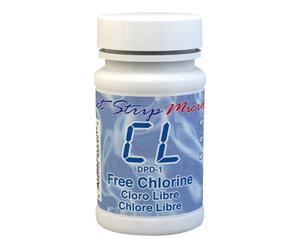 Analyse eau piscine EXACT STRIP Chlore libre Poolsan 100 tests