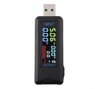 Analyseur de puissance numérique de type C pour mesurer la tension, le courant, la puissance, la capacité, la résistance, la synchronisation et la température dans les chargeurs (USB)