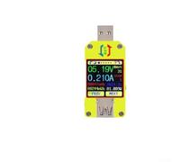 Analyseur de puissance USB 2.0 3.0 avec écran couleur TFT affiche la tension, le courant, la puissance mAh mWh et la température simultanément pour une plage de 4,5 V à 24 V (UM34)