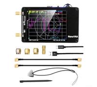 Analyseur de réseau vectoriel amélioré pour NanoVNA 50 kHz-1,5 GHz avec fente SD Écran tactile Ham Radio RF Outil de test Portable VNA Kit