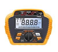 Analyseur de réseaux électriques, ABMS-T6125 2500V 200GΩ mégohmmètre numérique électrique testeur de résistance d'isolation compteur mesure haute précision