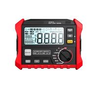 Analyseur de réseaux électriques, Testeur de commutateur fuite compteur résistance HT5910, testeur numérique RCD/boucle LCD 4.7 pouces, voltmètre stockage données 1000, d'électricien