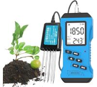 Analyseur de Sol 7 en 1, Testeur NPK Humidité pH du Sol Numérique pour Jardin, Ferme, Serre - Appareil Portable pour Tests Précis de pH, Humidité, Température, N, P, K, EC