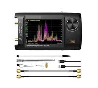 Analyseur de spectre, Analyseur de spectre portable multifonction SA5 avec écran LCD IPS 4 pouces, générateur signaux 100kHz-5,3GHz batterie
