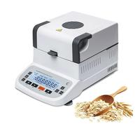 Analyseur d'humidité de laboratoire, capacité de 120 g, précision de 0,01 %, contrôle de la température de 40 ~ 160 ℃, équilibre d'humidité halogène numérique pour laboratoire, nourriture, agriculture