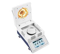 Analyseur d'humidité de laboratoire, hygromètre halogène, 3 modes de séchage, précision de 0,01 %, 60-200 °C, 1-99 min, test d'humidité rapide