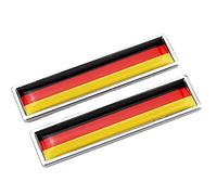 Anawakia Lot de 2 Voiture Autocollants Sticker Drapeau Français La France Allemagne Royaume-Uni Italie Espagne la Suède Amérique UE pour Décoration Voiture Adhésif (Allemagne)