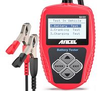 ANCEL BA101 Testeur Batterie Voiture 12V avec Écran LCD | 100-2000 CCA Test de Batterie, Analyse de Charge, Précis Testeur Relais Auto Applicable à Camion, Moto, ATV, SUV